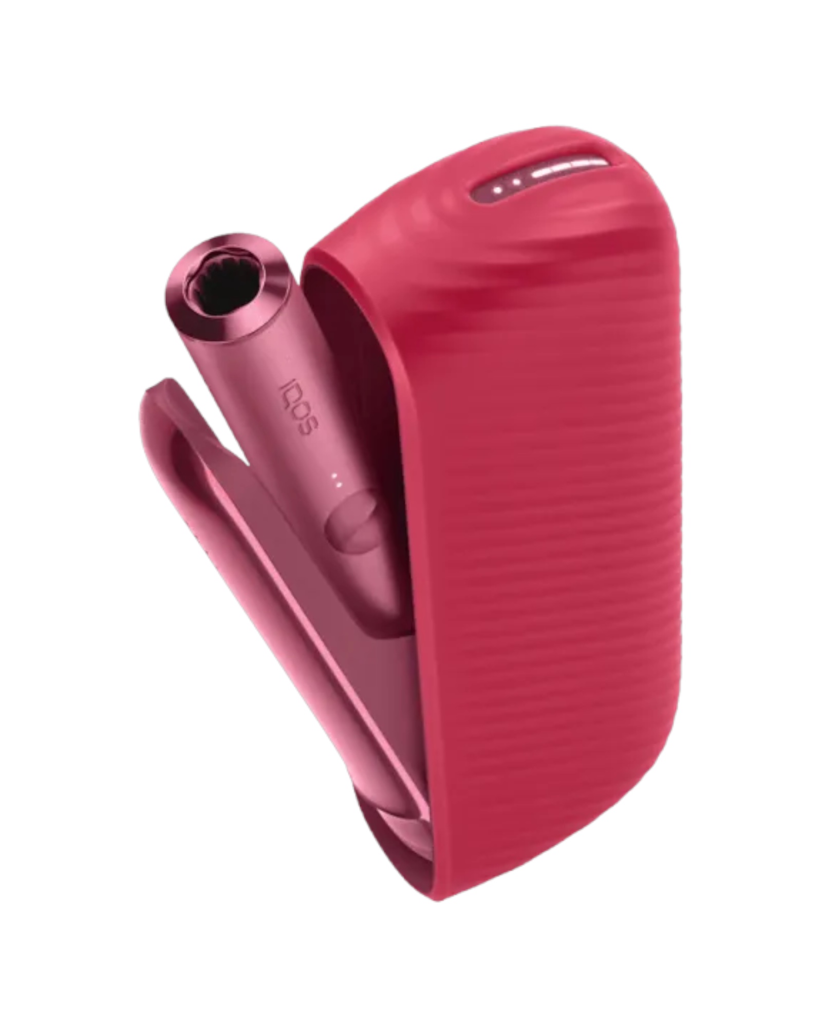 Cover in Silicone Iqos Iluma Mid - Claret Red - immagine 2