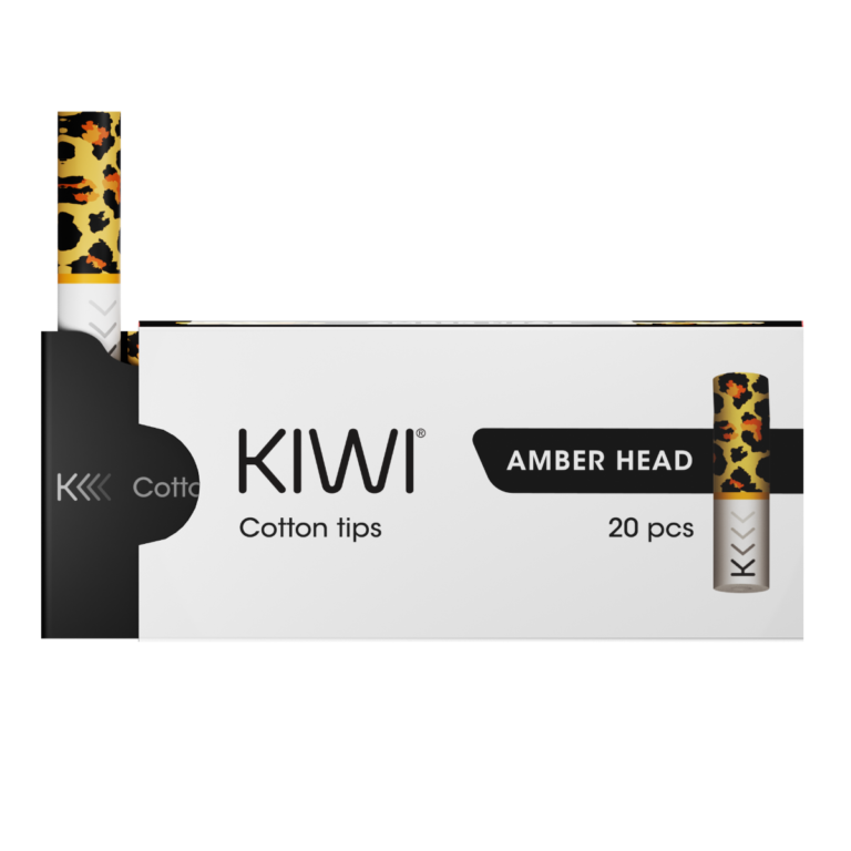 Tips in Cotone per KIWI - Amber Head