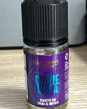 Aroma Goldwave CUORE VIOLA BISCOTTO CON CREMA AL MIRTILLO  10+10