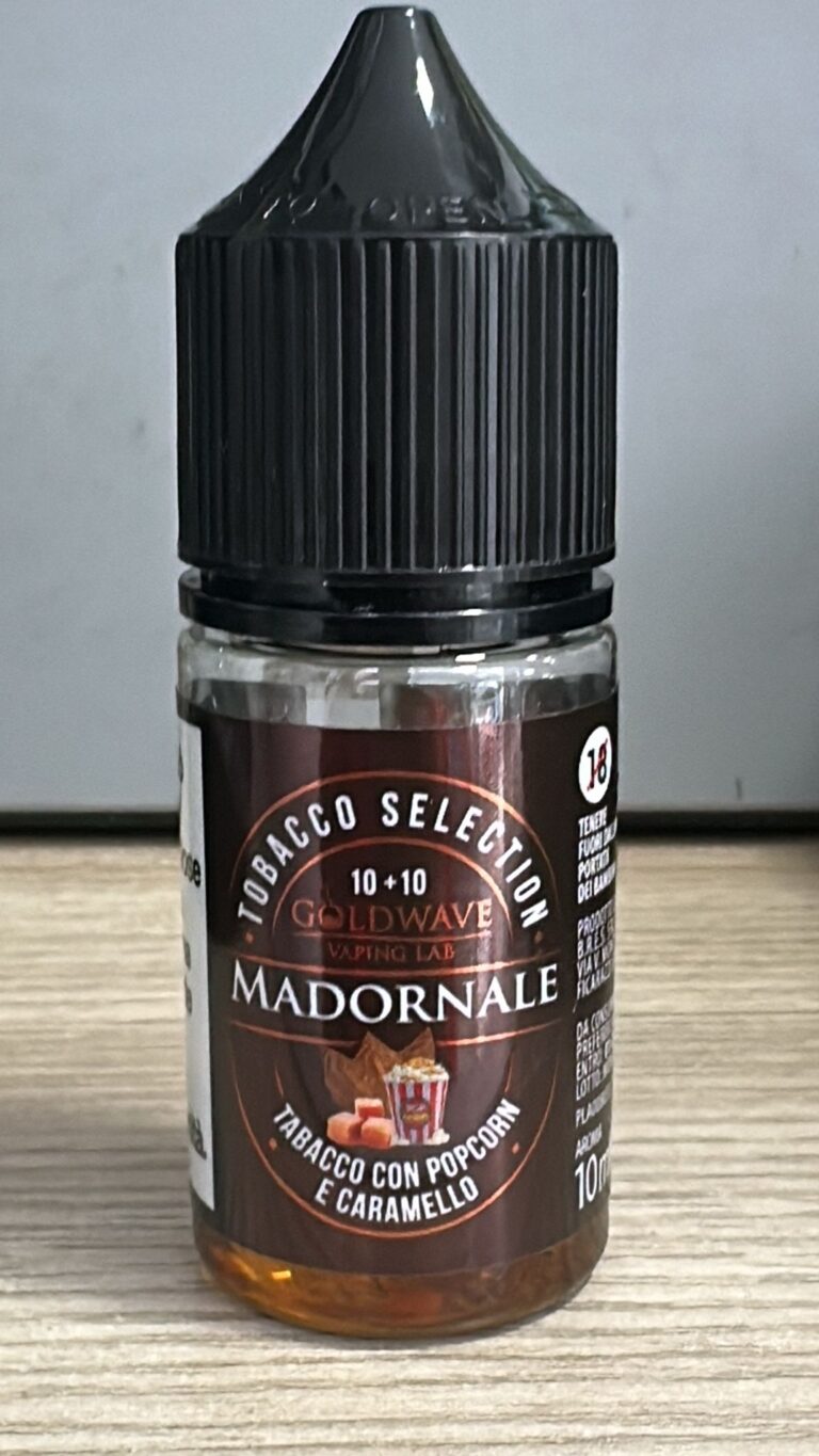 Aroma Goldwave Madornale Tabacco con PopCorn e Caramello  10+10