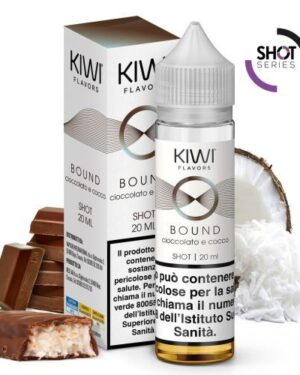 Kiwi Mini Shot 10 ml Bound Cioccolato a Cocco  10+10