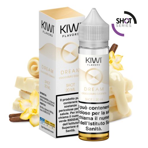 Kiwi Mini Shot 10 ml Dream Cioccolato Bianco  10+10