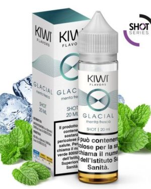 Kiwi Mini Shot 10 ml Glacial menta Fresca 10+10