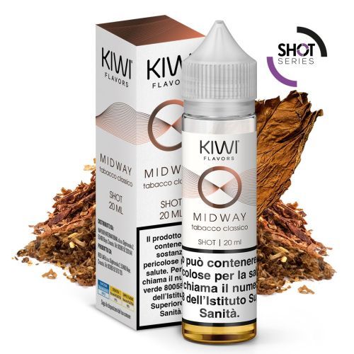 Kiwi Mini Shot 10 ml Midway Tabacco Classico 10+10