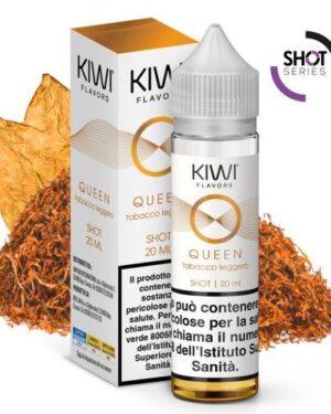 Kiwi Mini Shot 10 ml Queen Tabacco Leggero 10+10